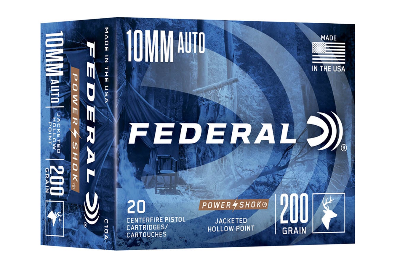 FEDERAL AMMUNITION 10mm 200gr JHP Power-Shok 20/Box